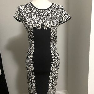 BCBG body-con midi dress